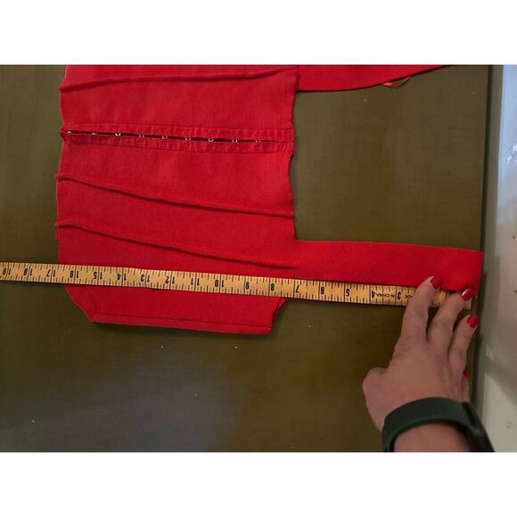 Zara Women's Red Square Neckline Sleeveless Corset Top Size Large - Picture 8 of 8